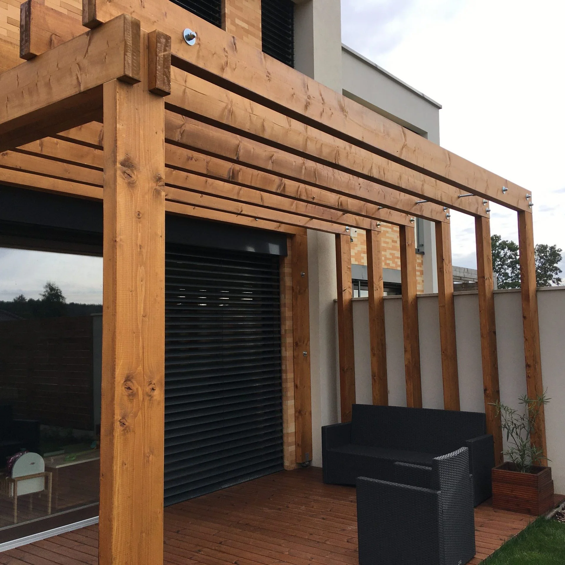 Drevená pergola KVH hranol
